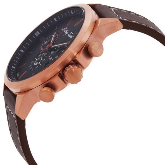 NWT Authentic Mathey-Tissot Field Scout Chronograph Quartz Black Dial Men's Watc - Picture 2 of 3